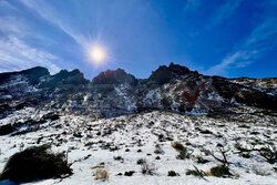 Pico Del Teide w śniegu